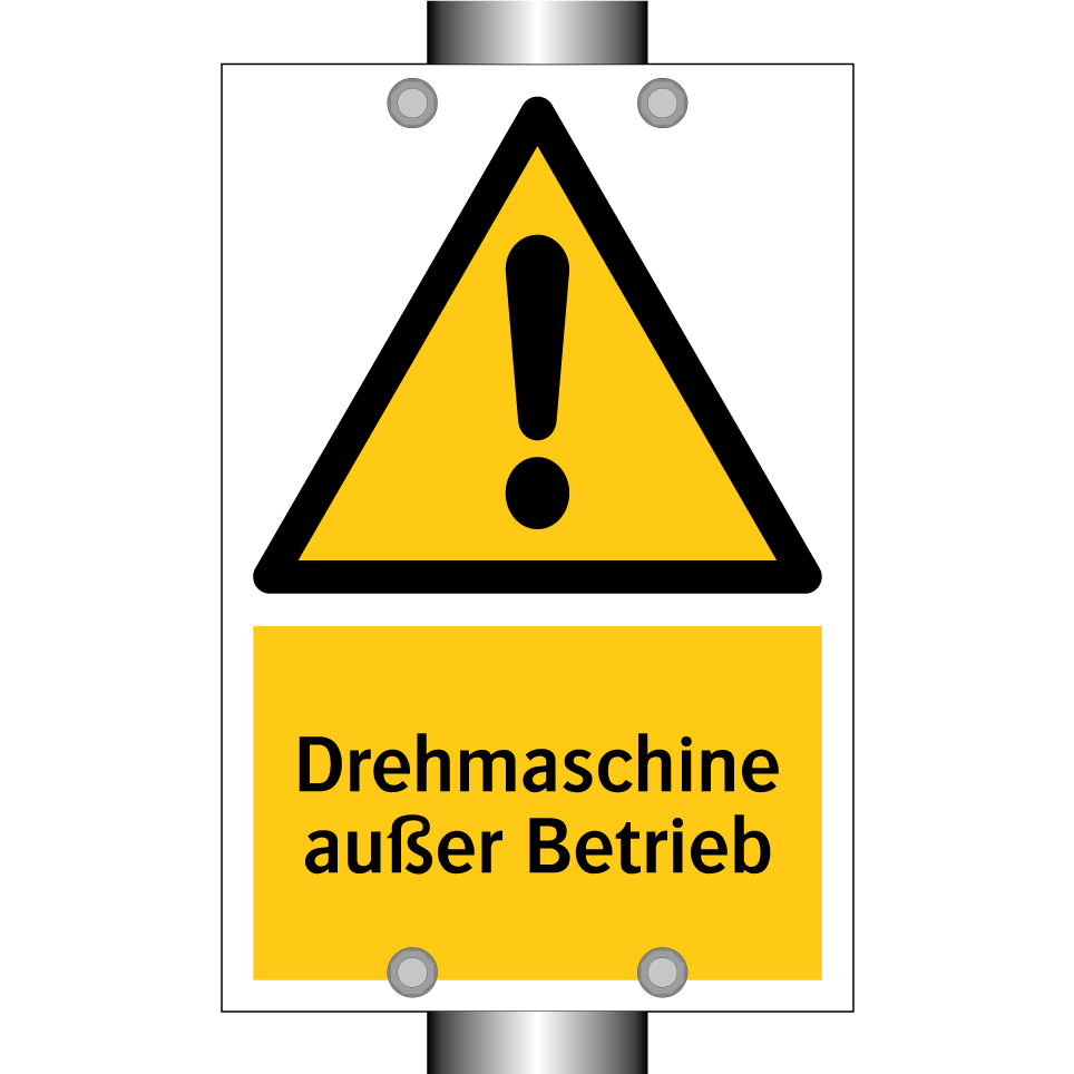 Drehmaschine außer Betrieb