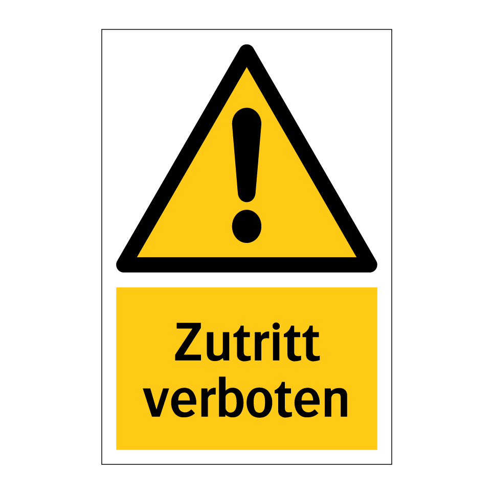 Zutritt verboten
