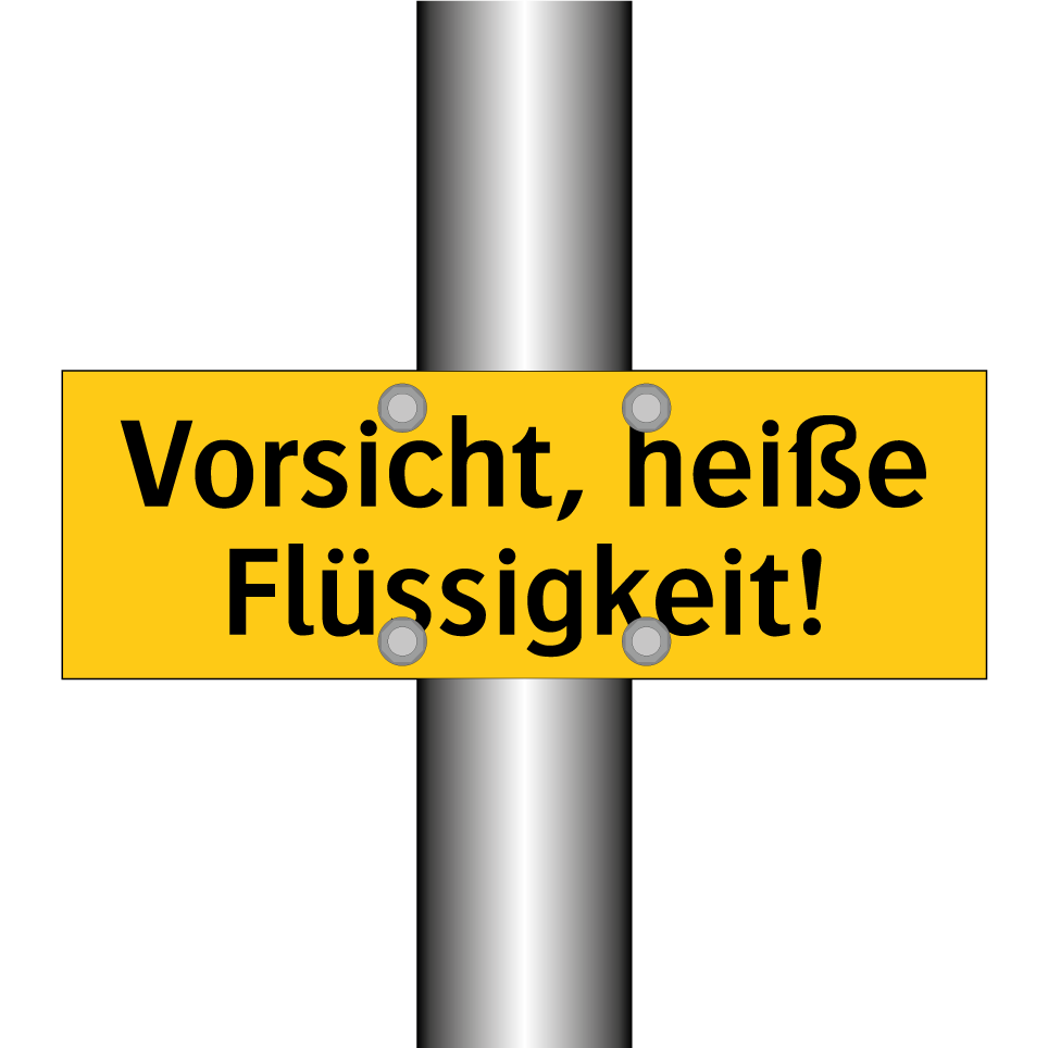 Vorsicht, heiße Flüssigkeit!