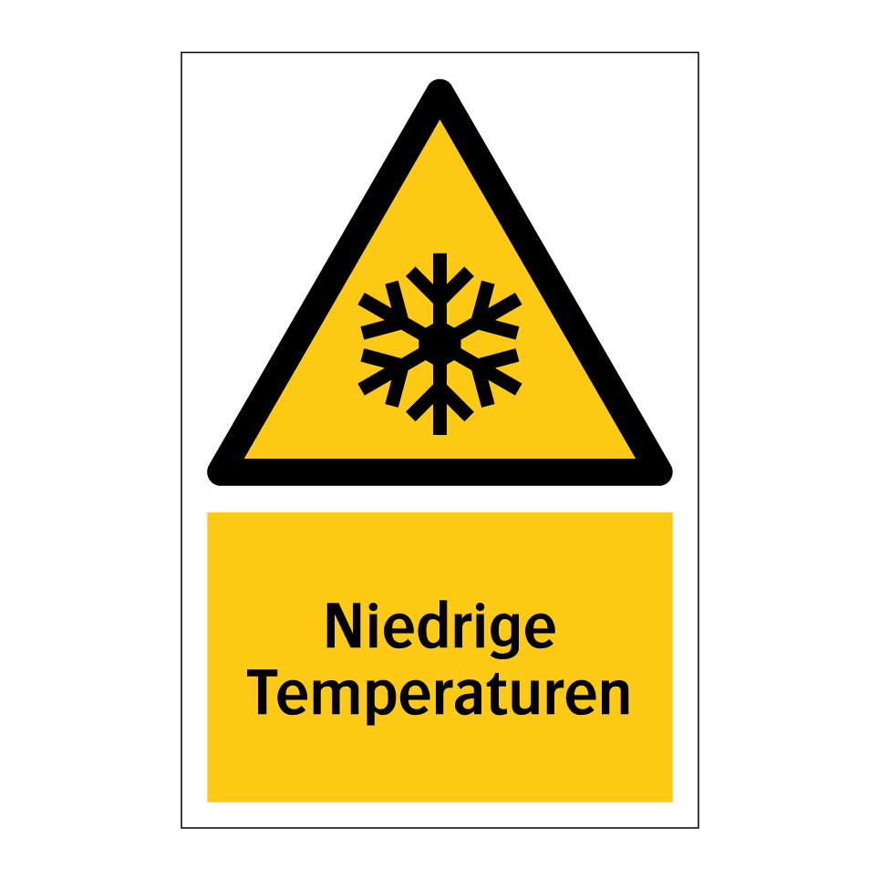 Niedrige Temperaturen