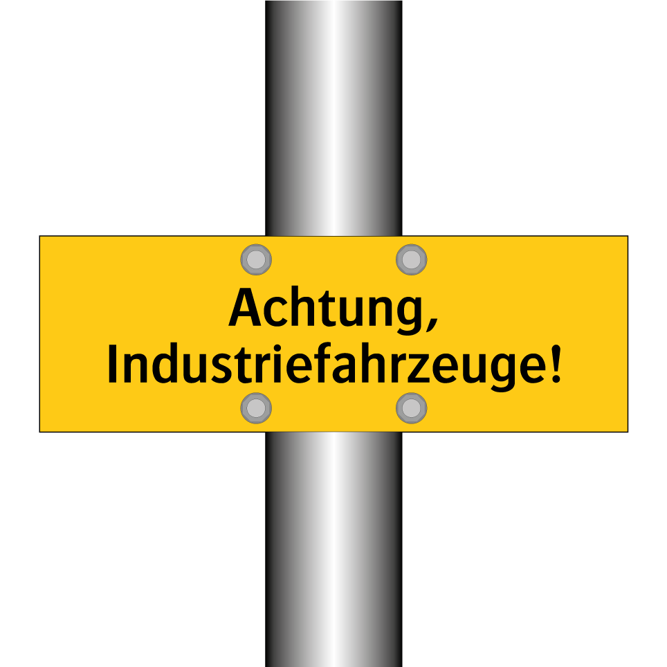 Achtung, Industriefahrzeuge!