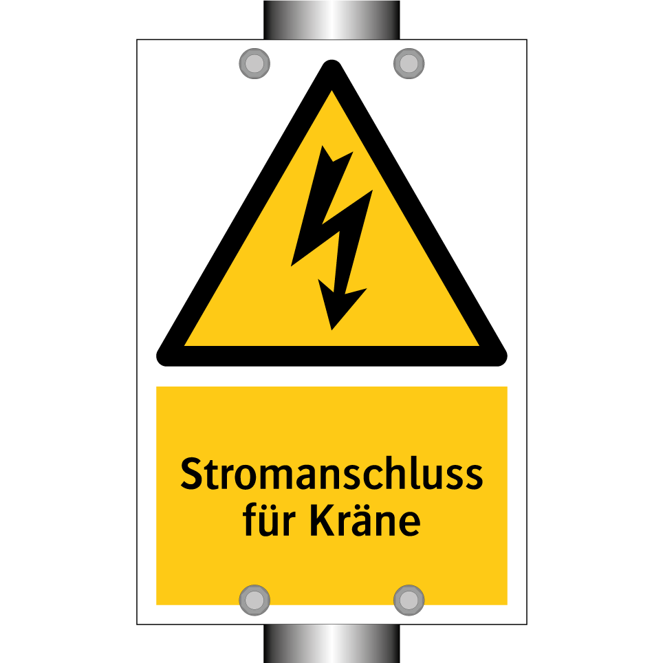 Stromanschluss für Kräne