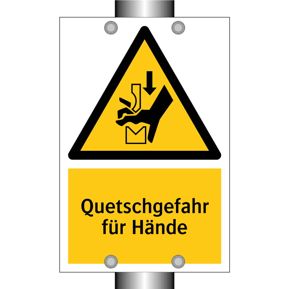 Quetschgefahr für Hände