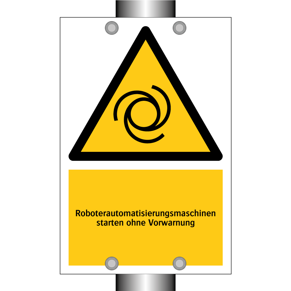 Roboterautomatisierungsmaschinen starten ohne Vorwarnung