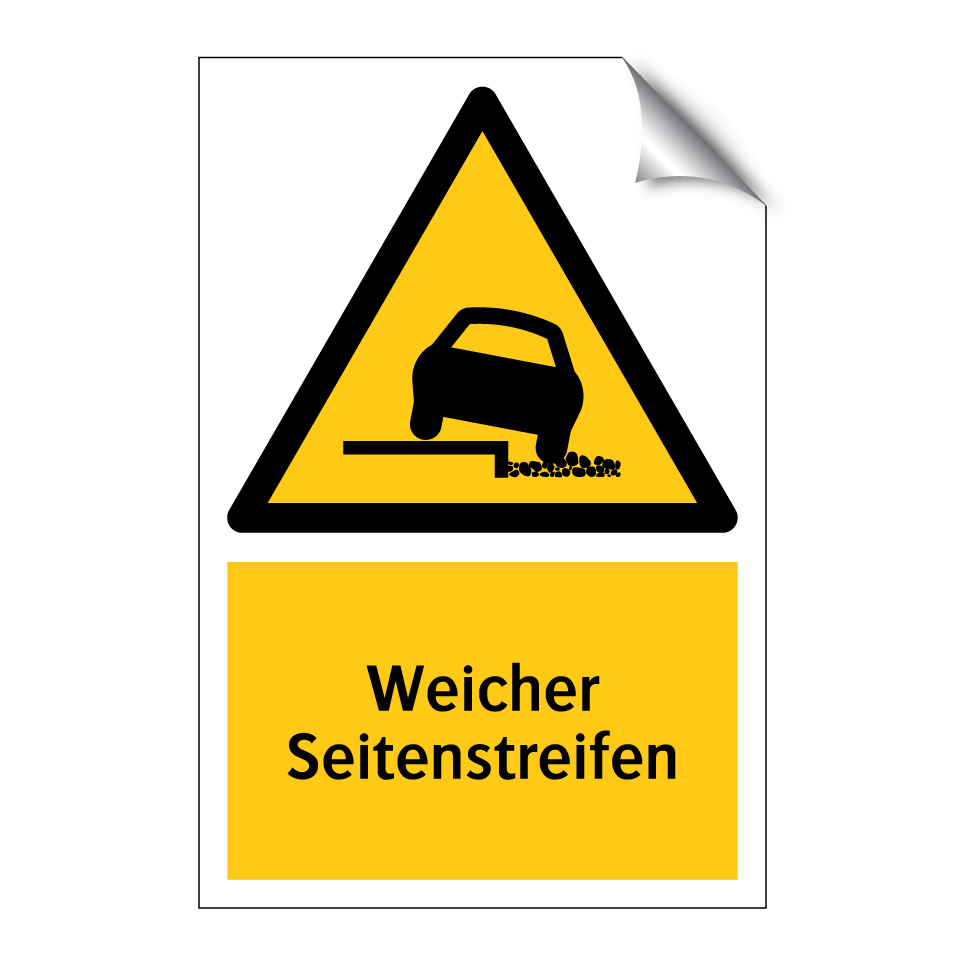 Weicher Seitenstreifen