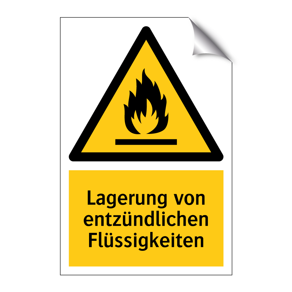 Lagerung von entzündlichen Flüssigkeiten