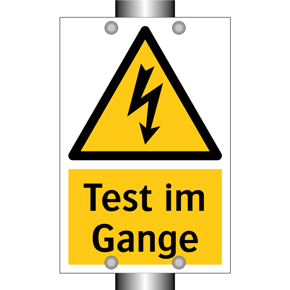 Test im Gange