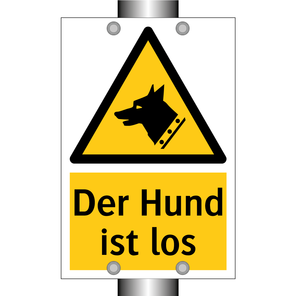 Der Hund ist los