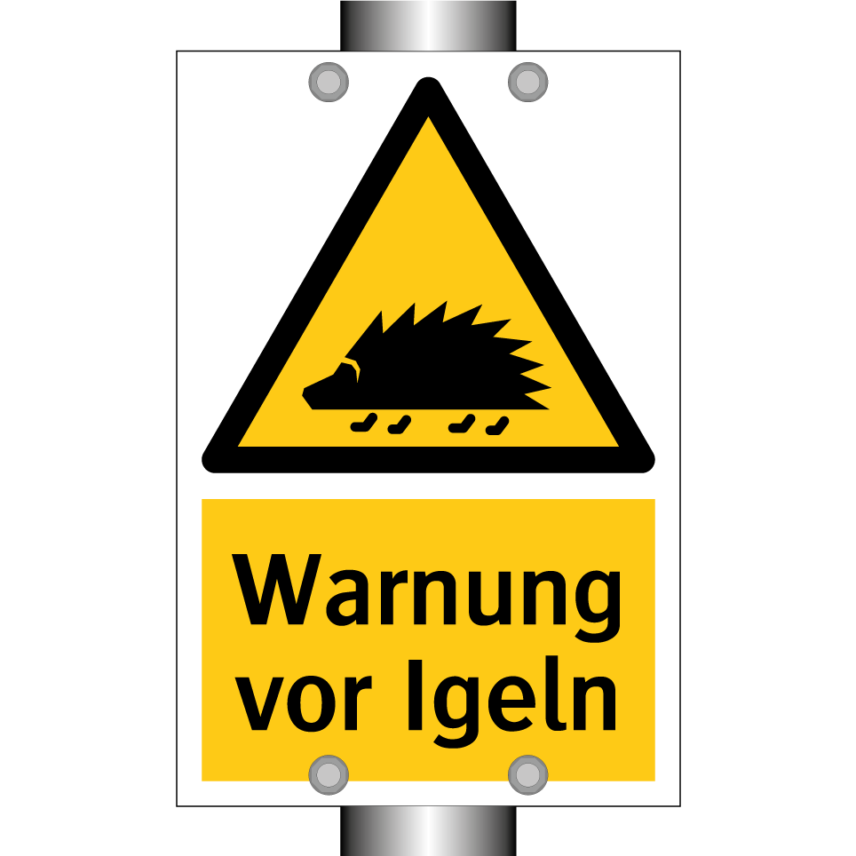 Warnung vor Igeln