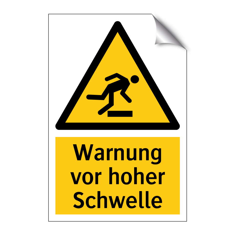 Warnung vor hoher Schwelle