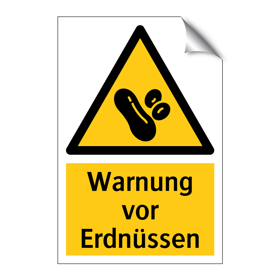 Warnung vor Erdnüssen