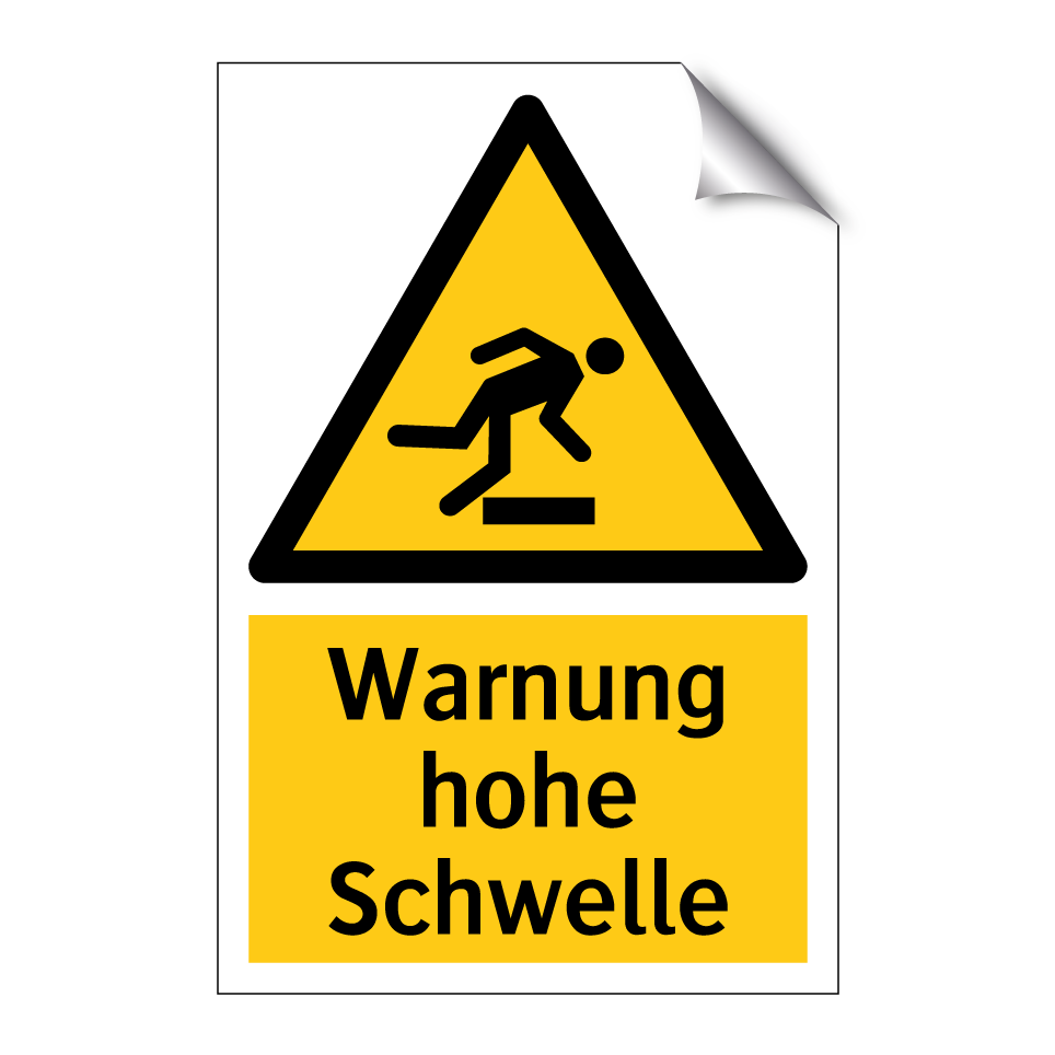Warnung hohe Schwelle