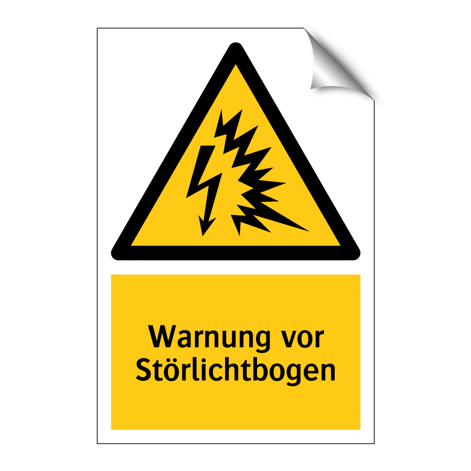 Warnung vor Störlichtbogen