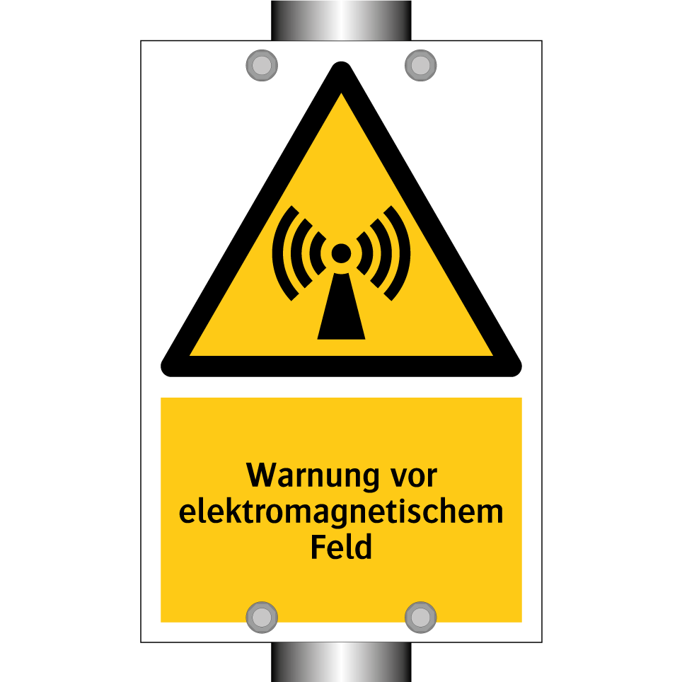 Warnung vor elektromagnetischem Feld