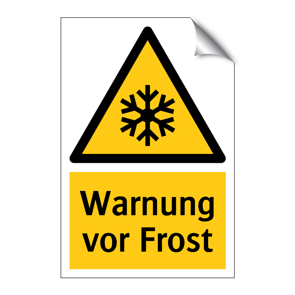 Warnung vor Frost