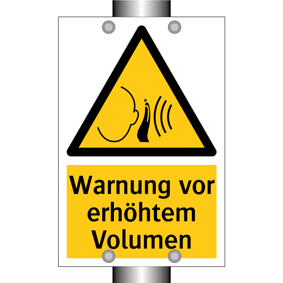 Warnung vor erhöhtem Volumen