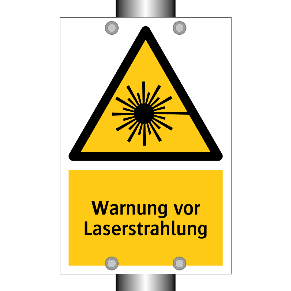 Warnung vor Laserstrahlung