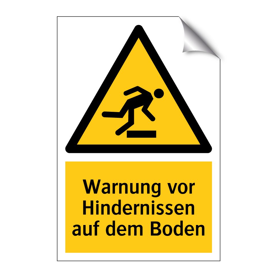 Warnung vor Hindernissen auf dem Boden