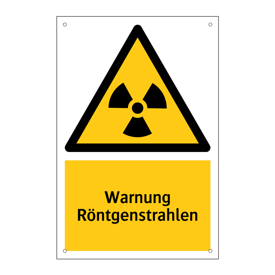 Warnung Röntgenstrahlen