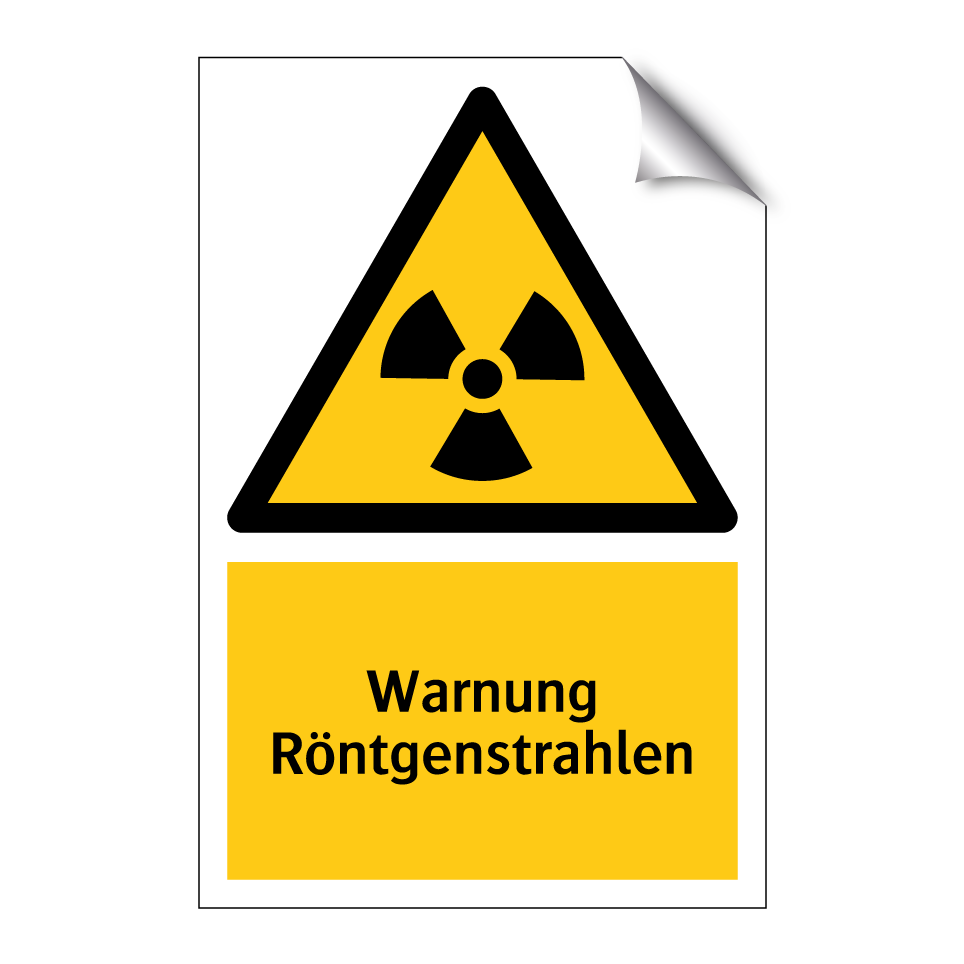 Warnung Röntgenstrahlen