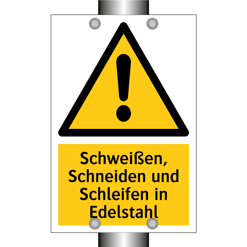 Schweißen, Schneiden und Schleifen in Edelstahl
