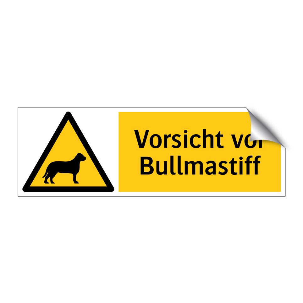 Vorsicht vor Bullmastiff