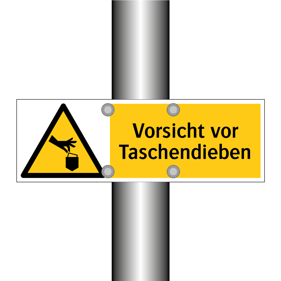 Vorsicht vor Taschendieben