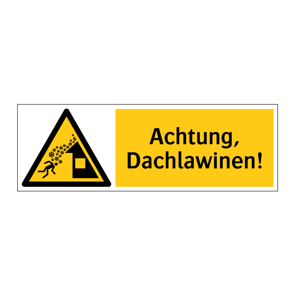 Achtung, Dachlawinen!