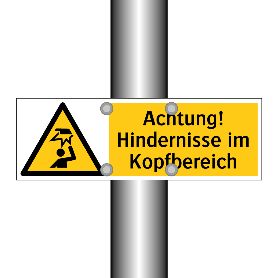 Achtung! Hindernisse im Kopfbereich
