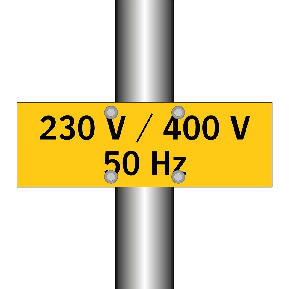 230 V / 400 V 50 Hz