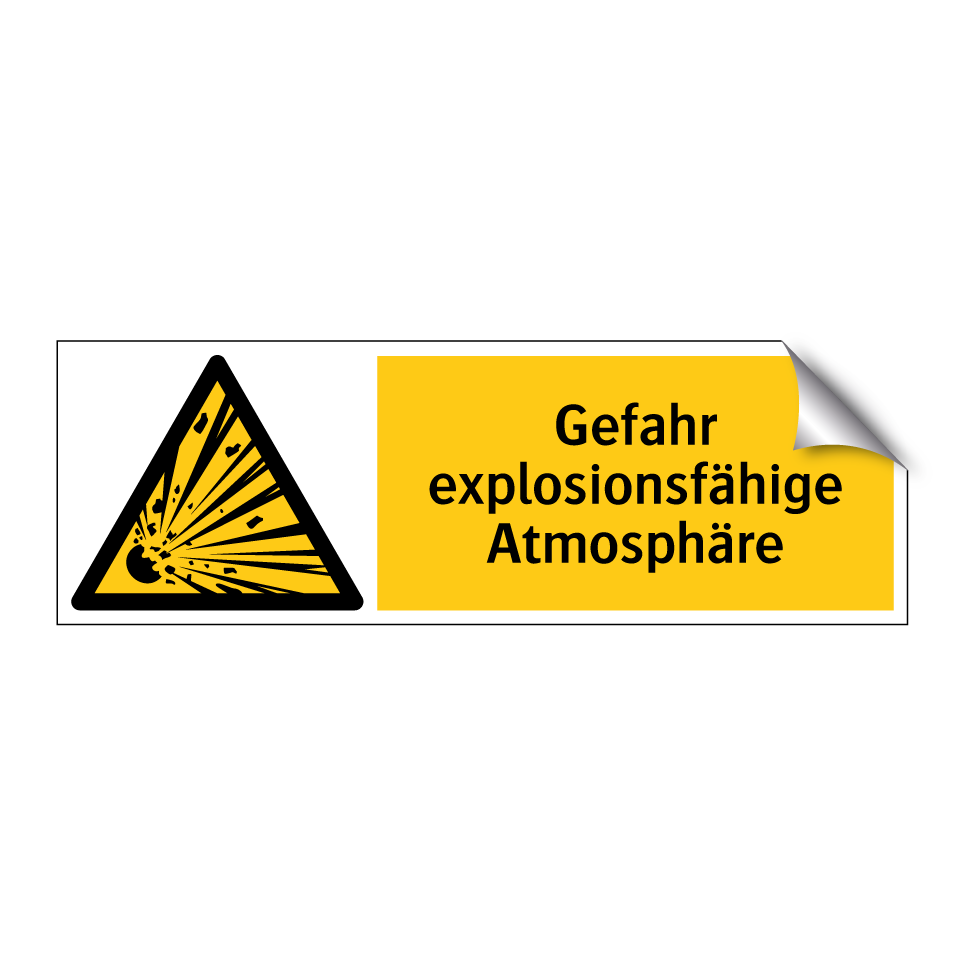 Gefahr explosionsfähige Atmosphäre
