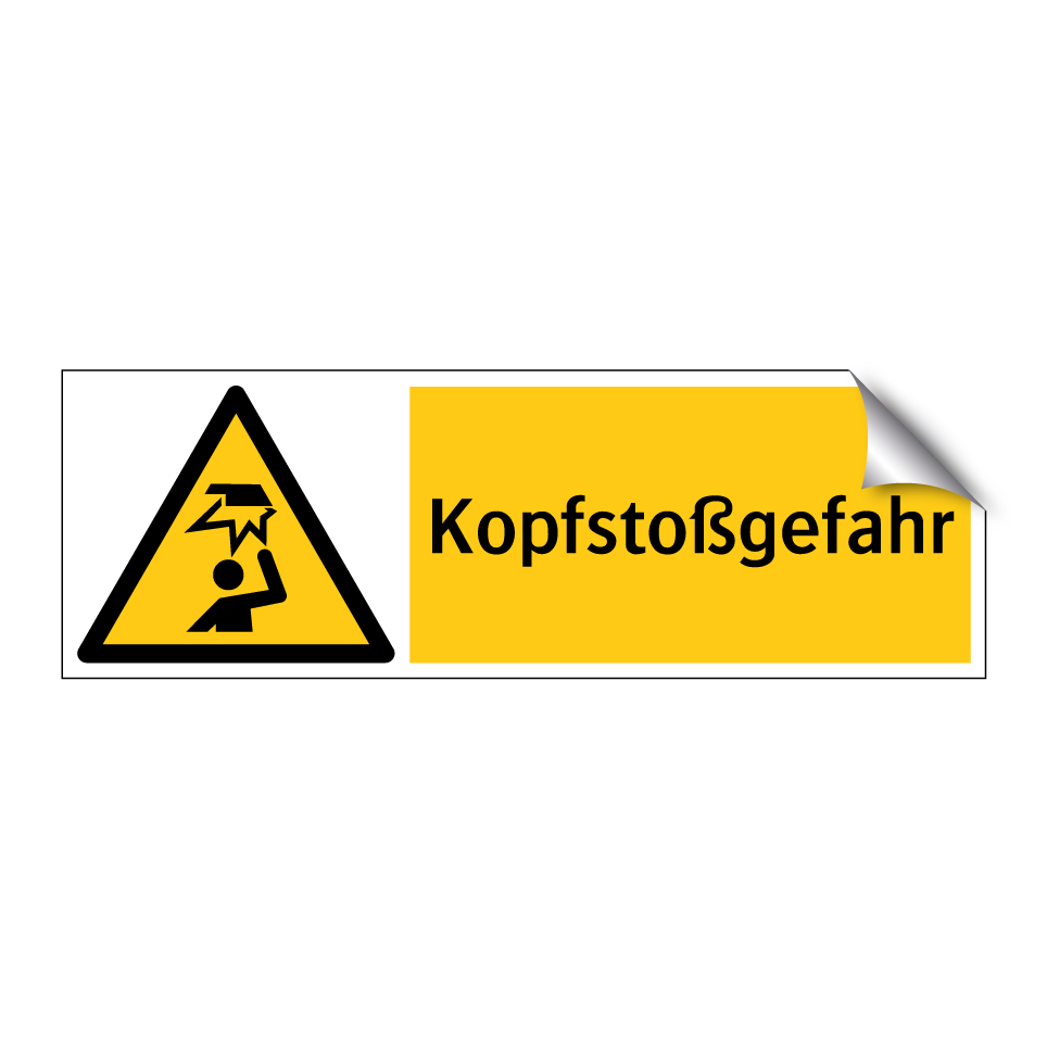 Kopfstoßgefahr