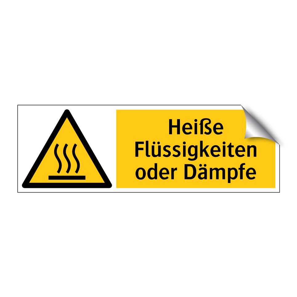 Heiße Flüssigkeiten oder Dämpfe