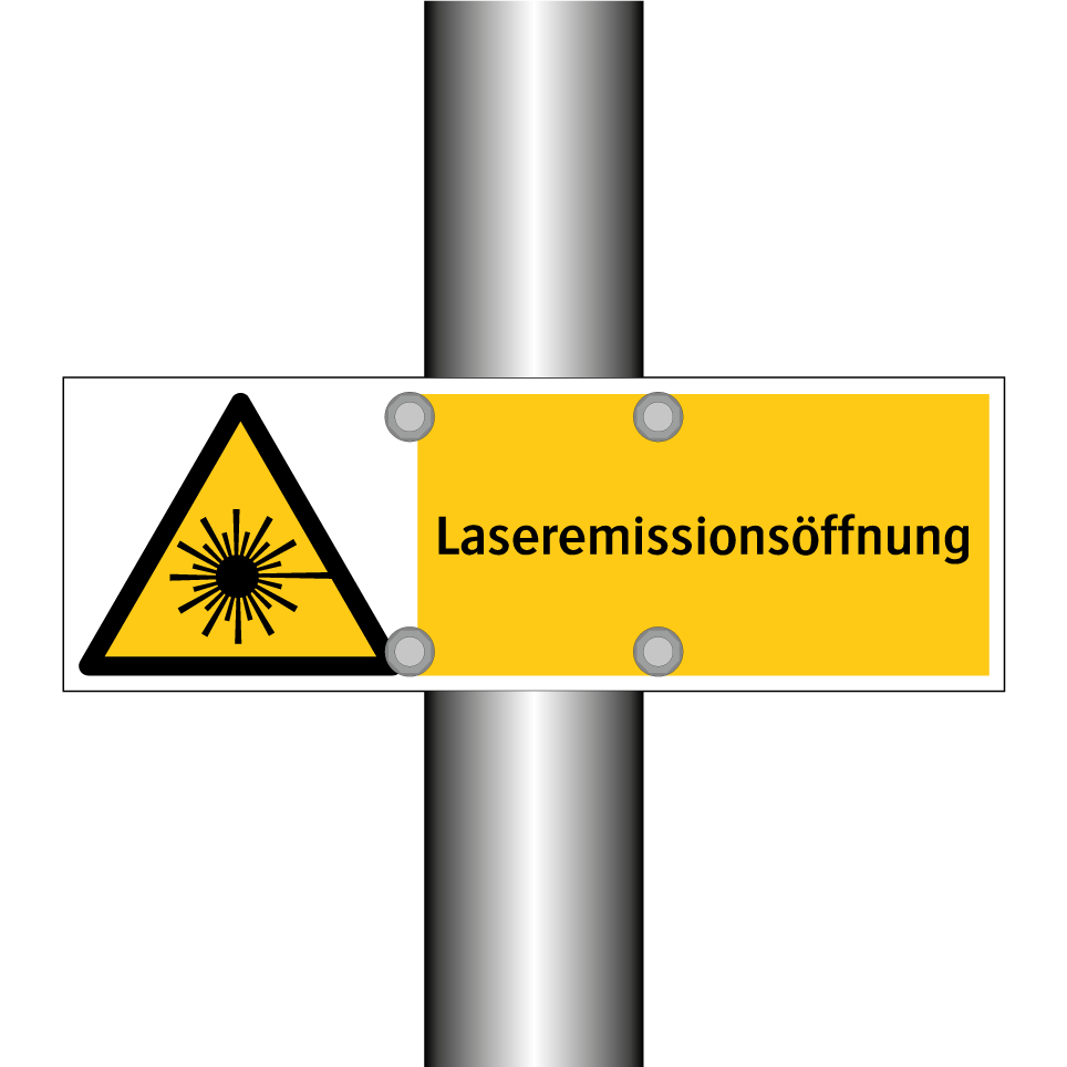 Laseremissionsöffnung