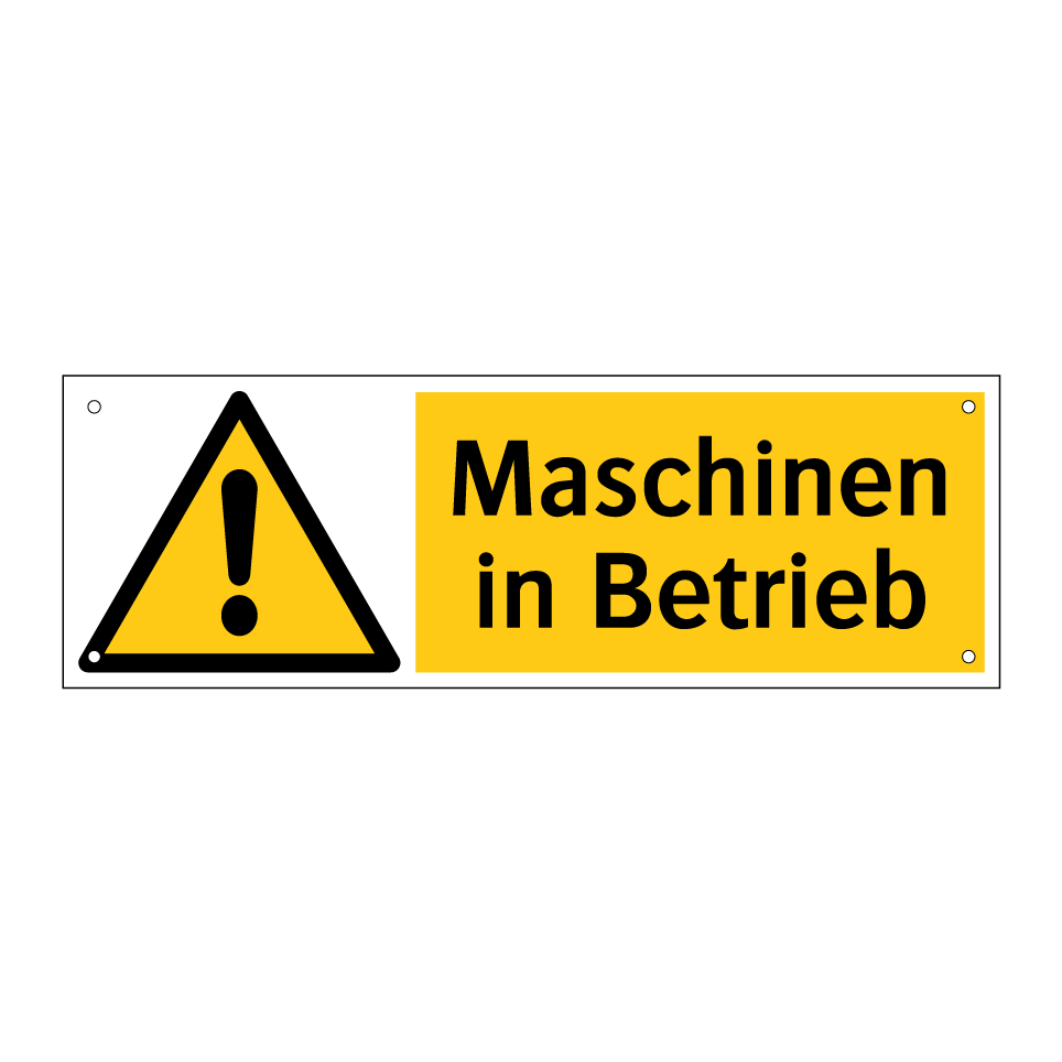 Maschinen in Betrieb