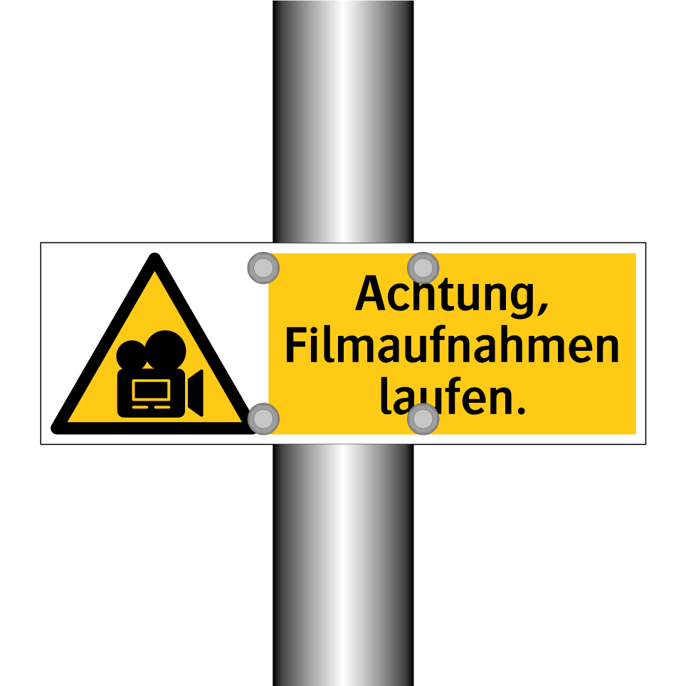 Achtung, Filmaufnahmen laufen.