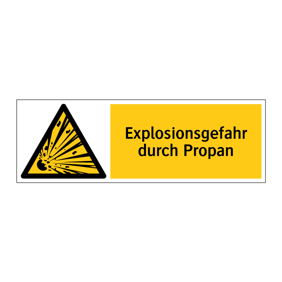 Explosionsgefahr durch Propan