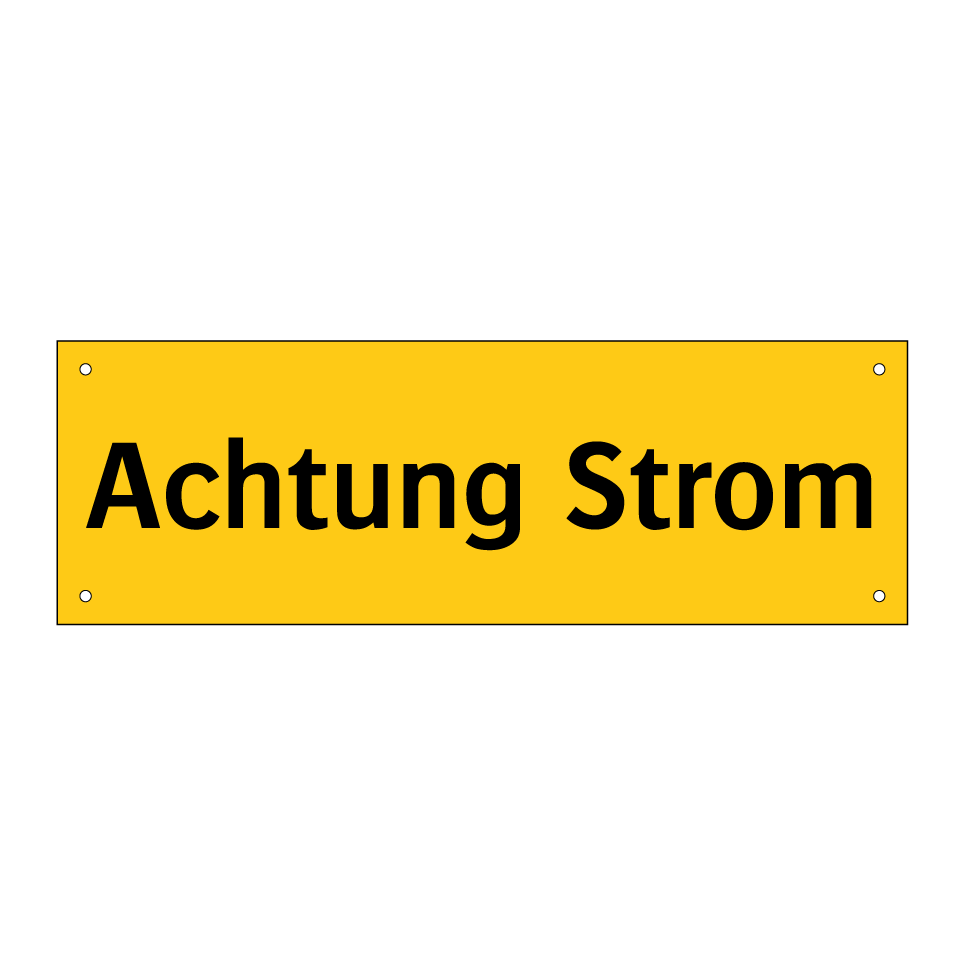 Achtung Strom