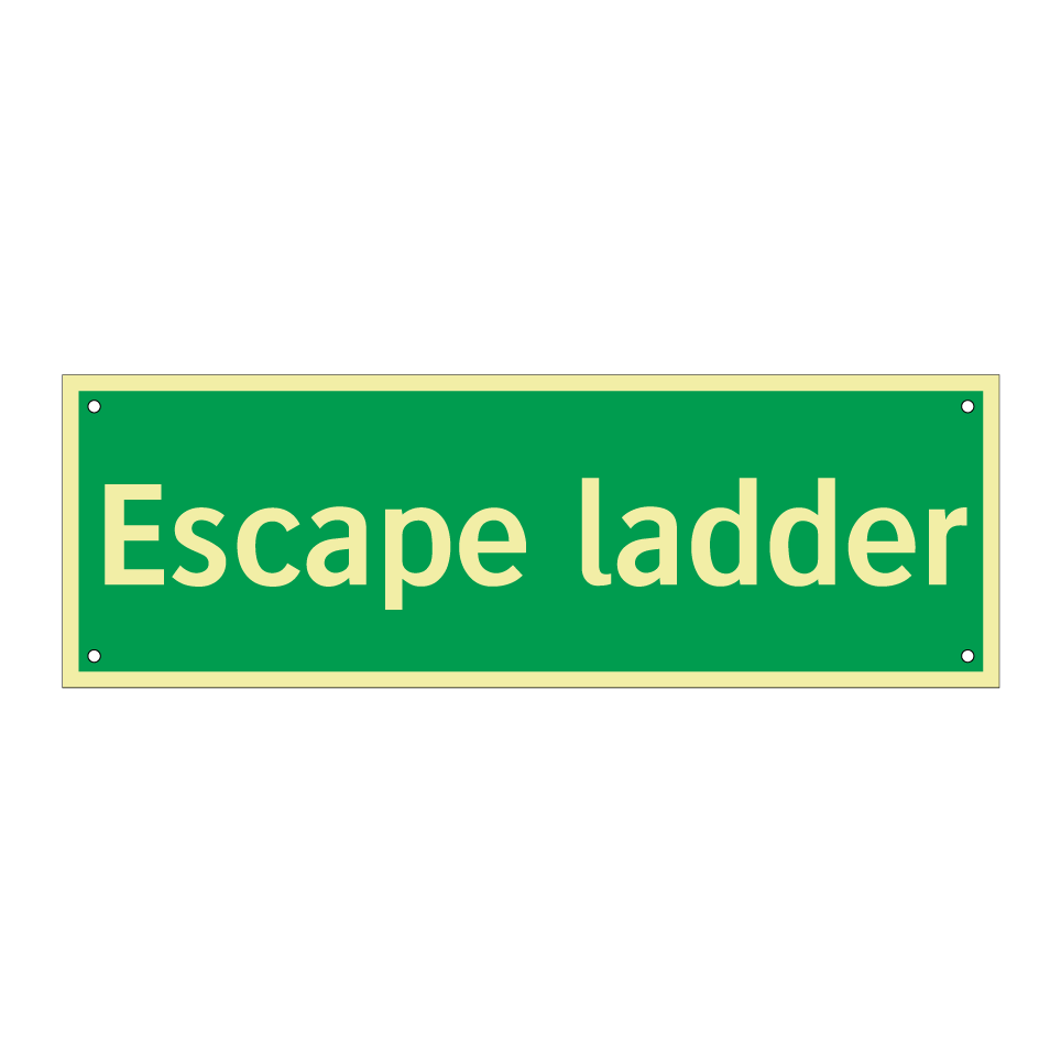 Escape ladder