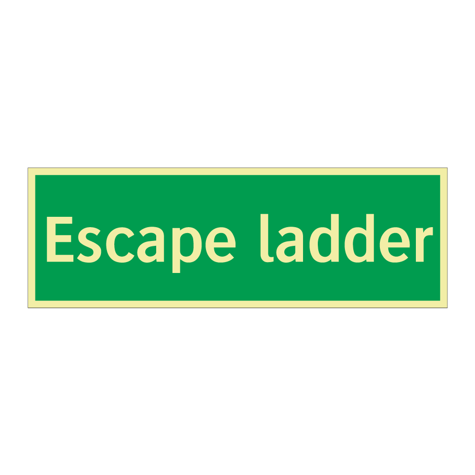 Escape ladder