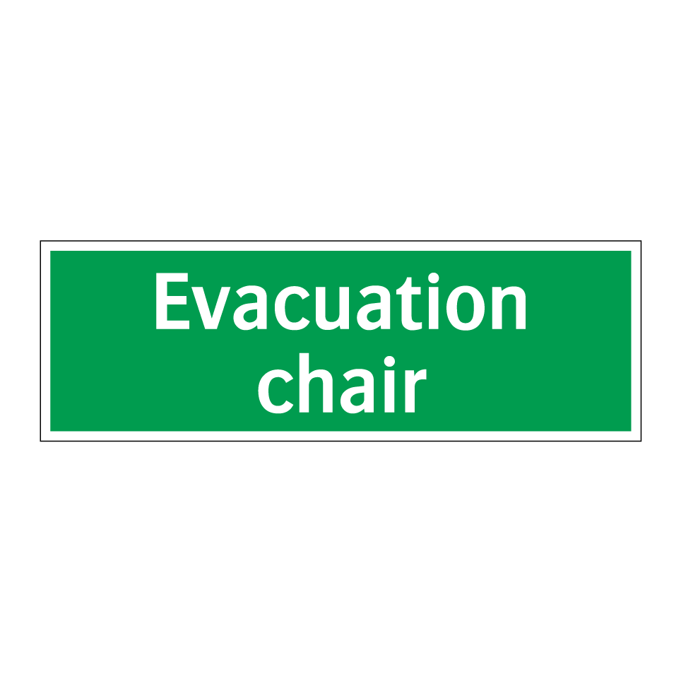 Evacuation chair
