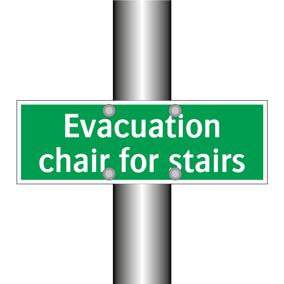 Evacuation chair for stairs