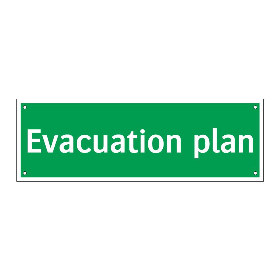 Evacuation plan