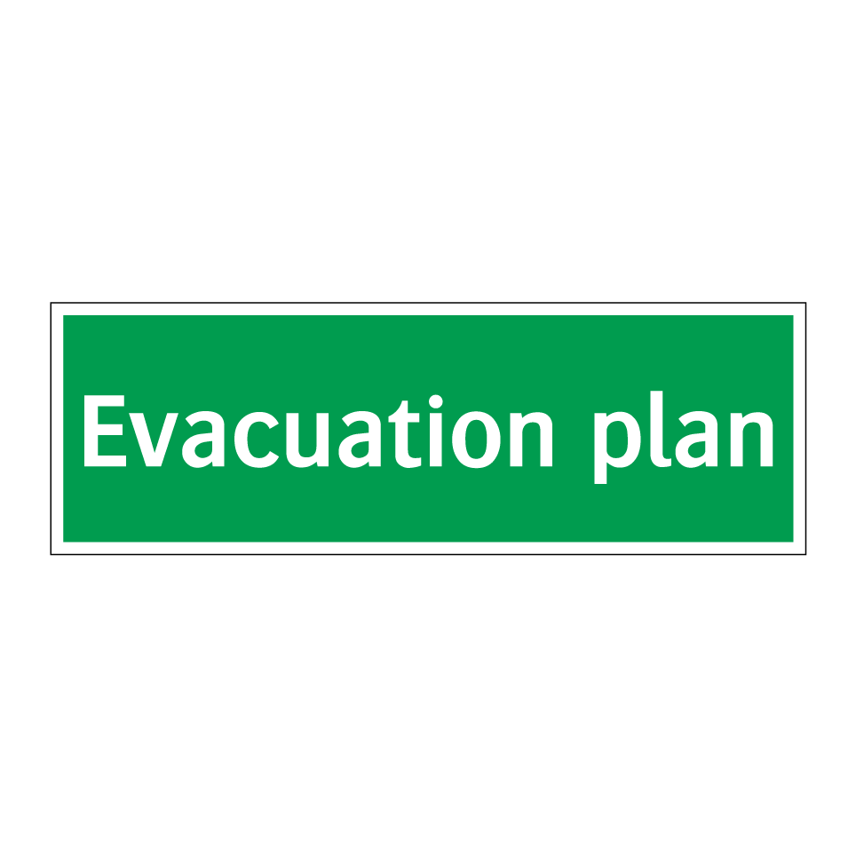 Evacuation plan