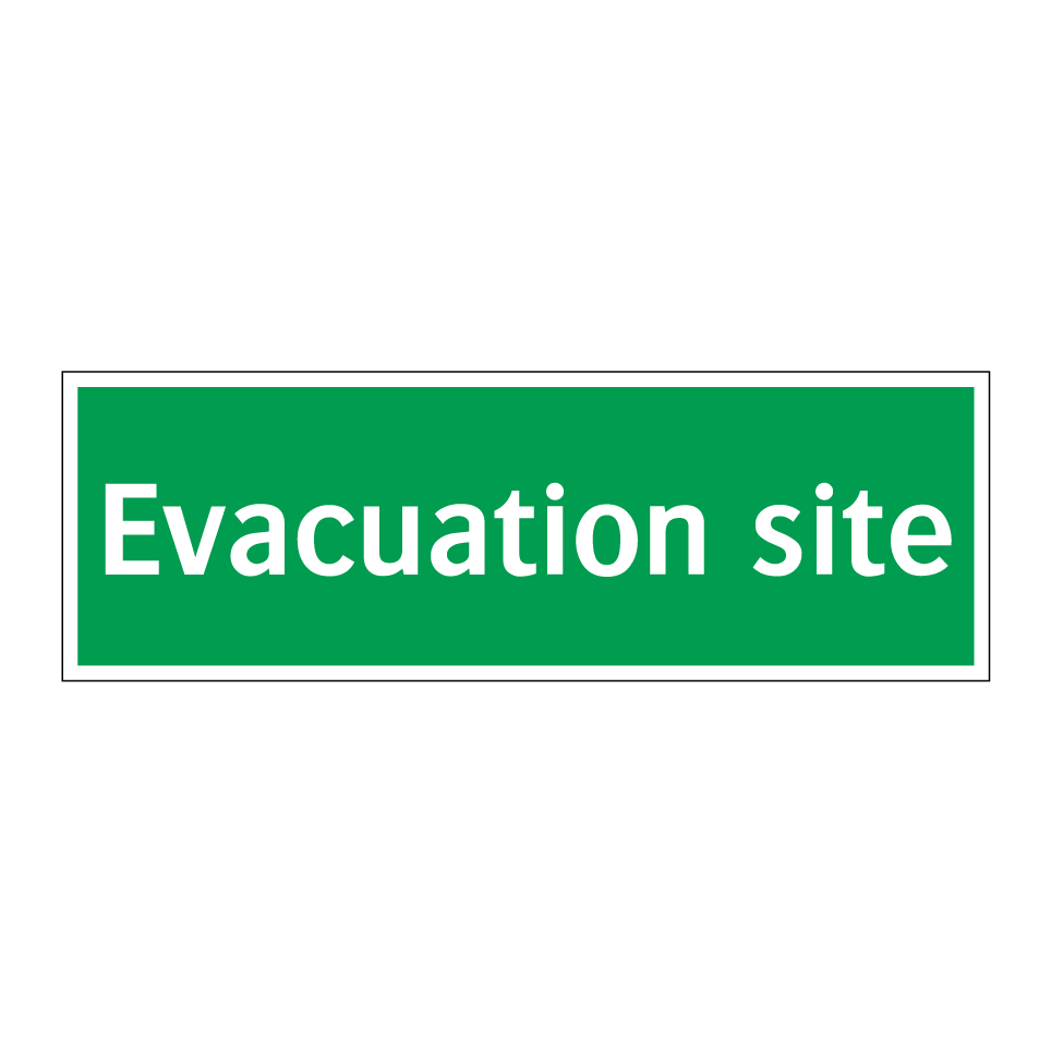 Evacuation site