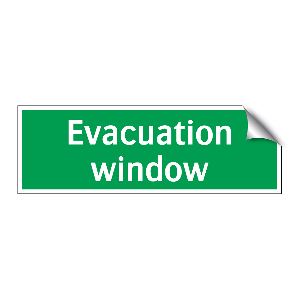 Evacuation window