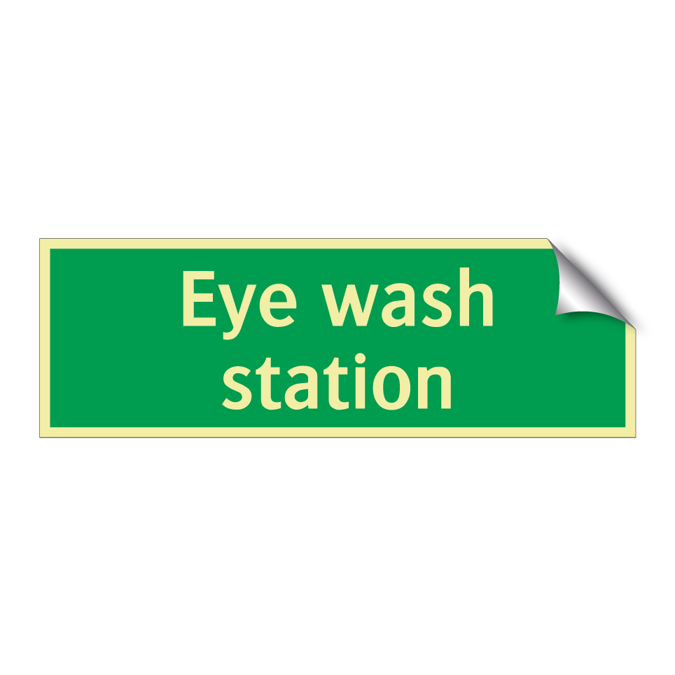 Eye wash station