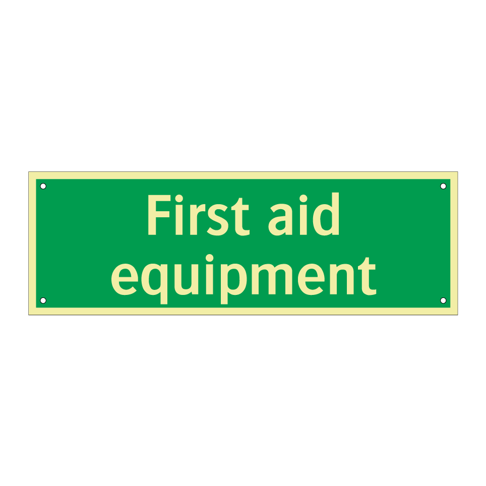 First aid equipment