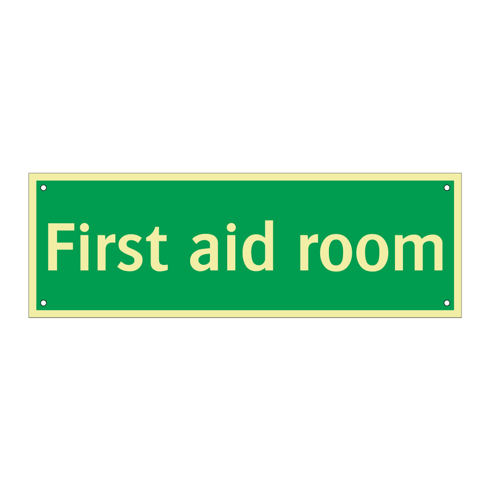 First aid room