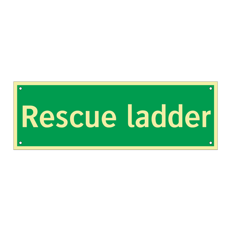 Rescue ladder